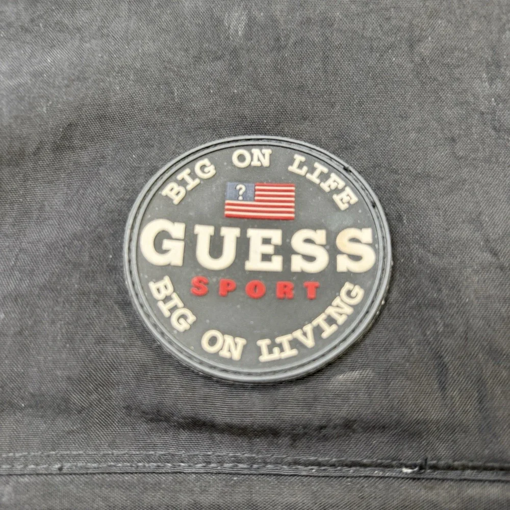 Vintage Guess Sport Messenger Bag Black Crossbody Laptop Book‎ Bag Y2K